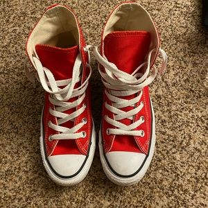 Red High Top Converse